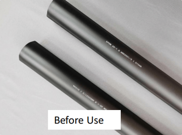 تست ضد پوسته شدن TUBE DIFFUSER برند Nihao قبل از استفاده